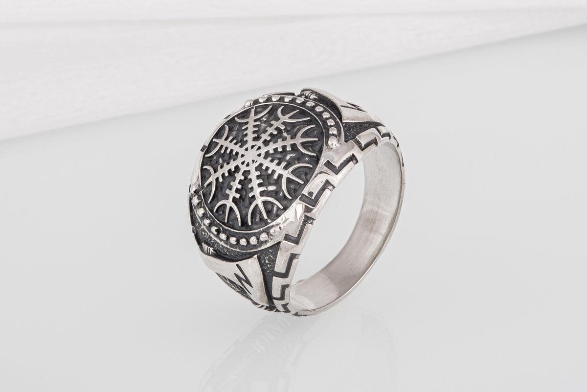 Bague Brutal et Aegishjalmur — Argent 925