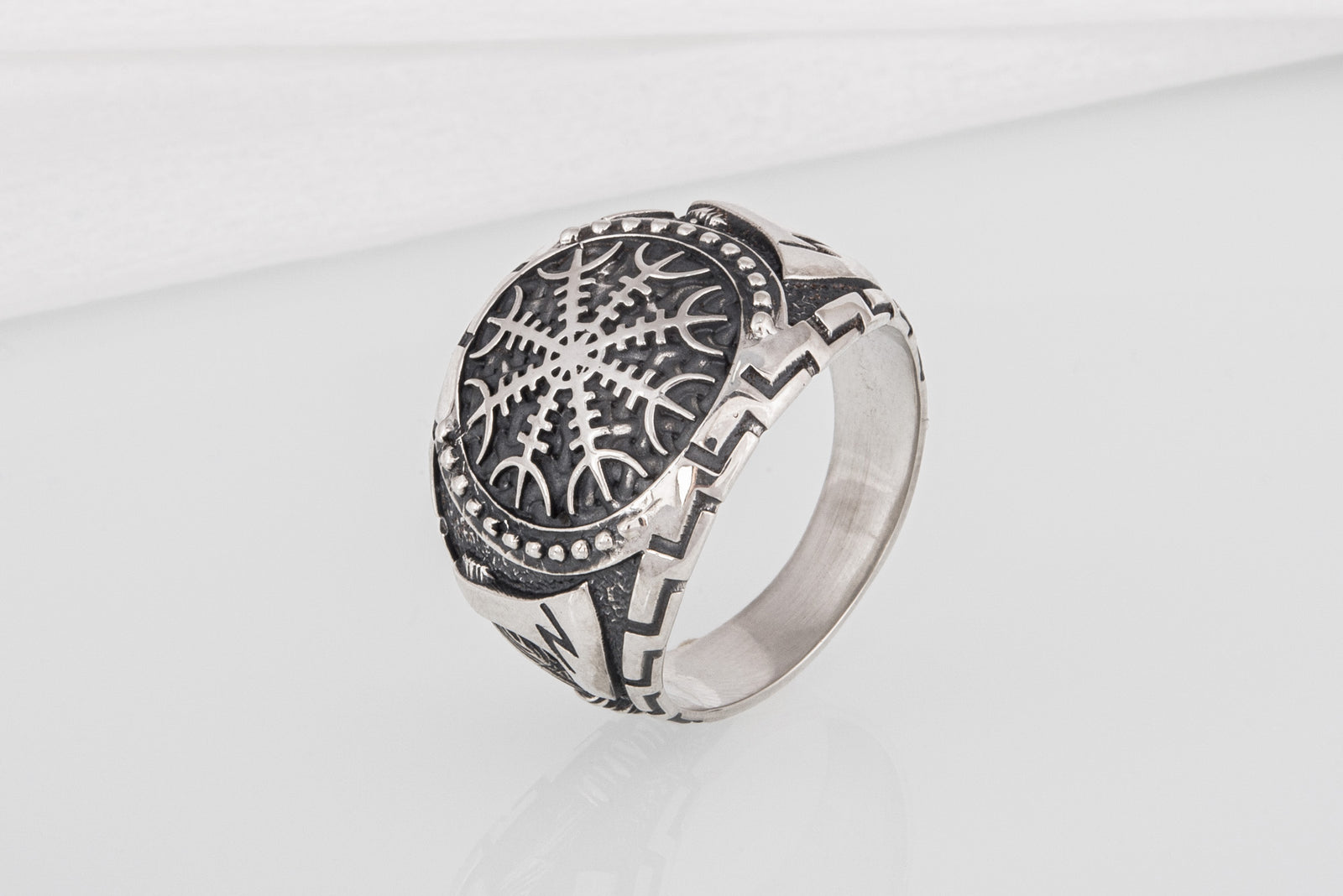 Bague Brutal et Aegishjalmur — Argent 925