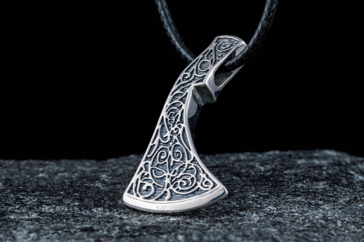 Pendentif Hache et Ornement Mokosh — Argent 925