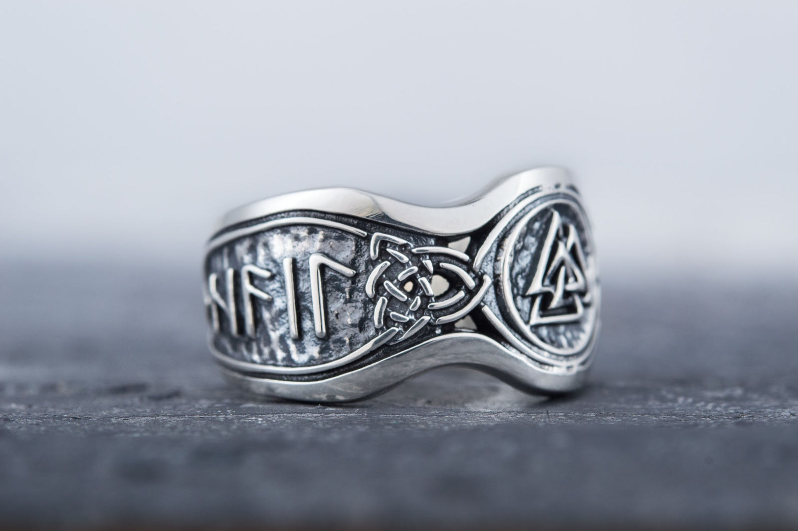 Bague Viking Salut à Odin — Argent 925
