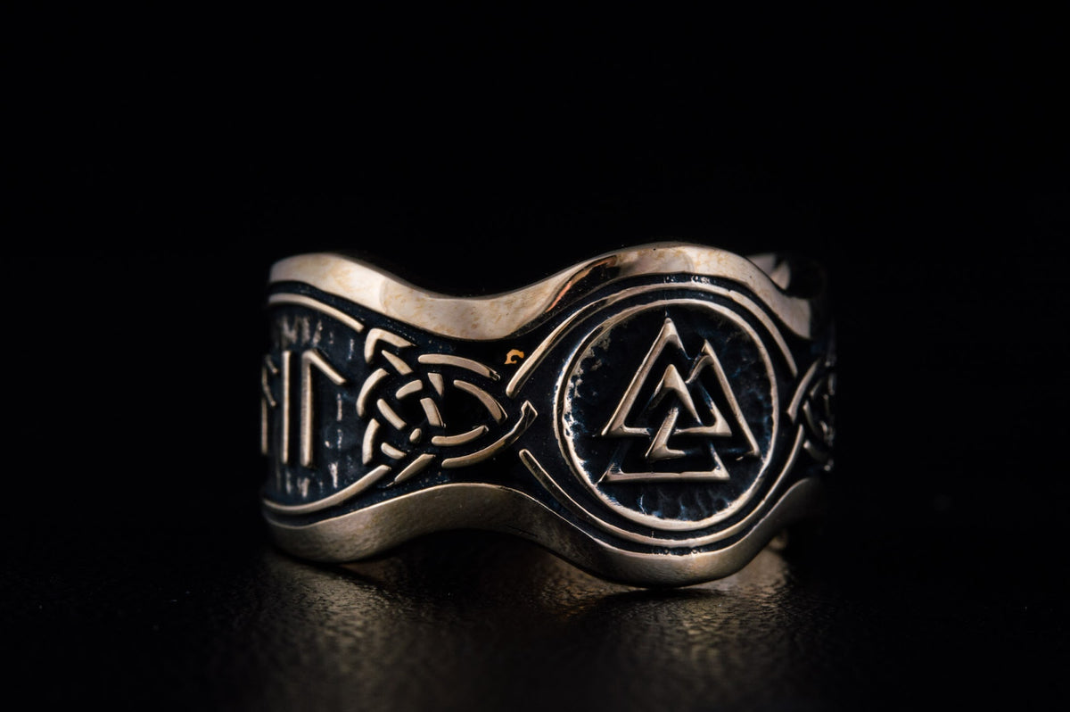 Bague Salut à Odin — Bronze