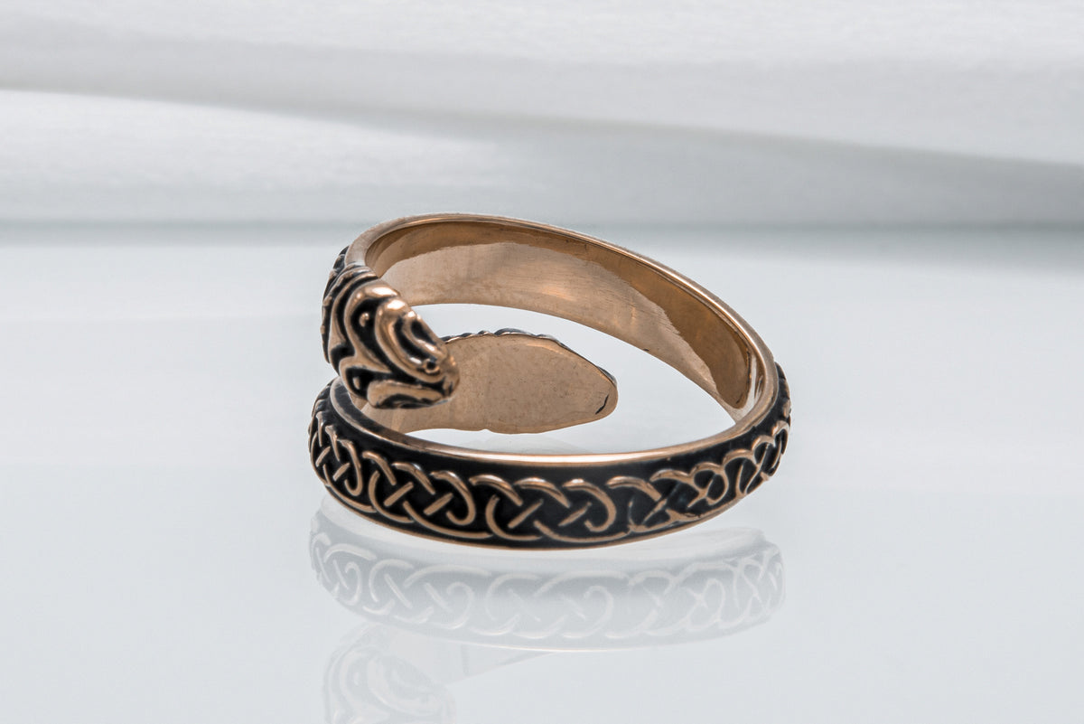 Bague Serpent — Bronze