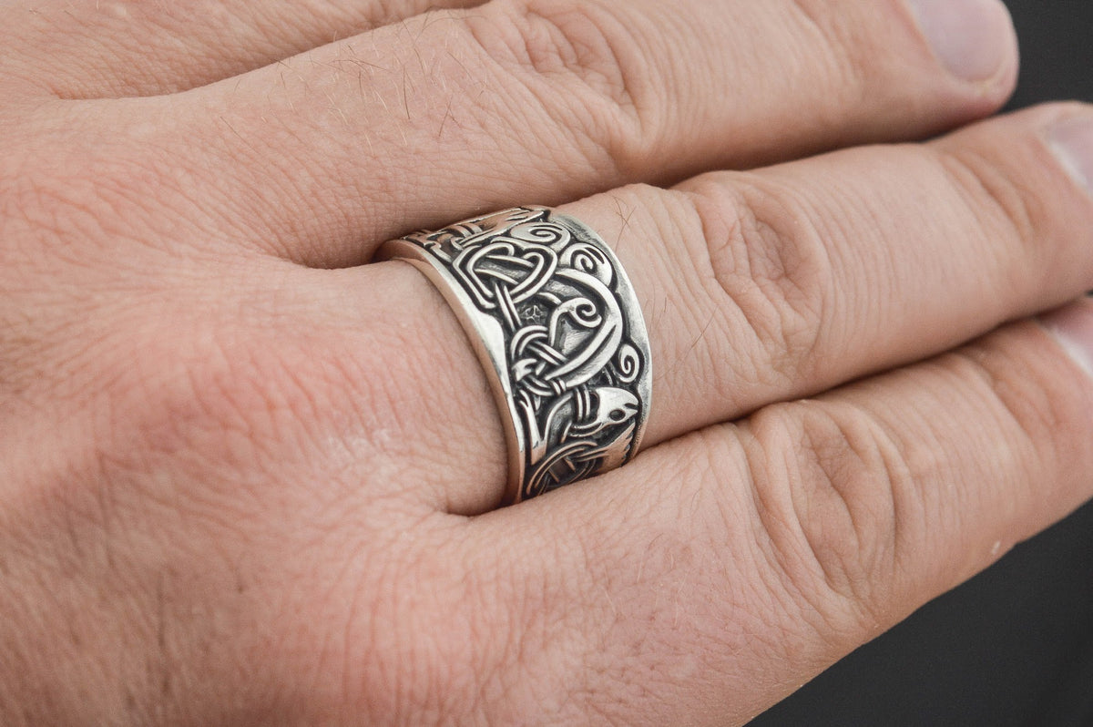 Bague Anneau Viking Torvald — Argent 925