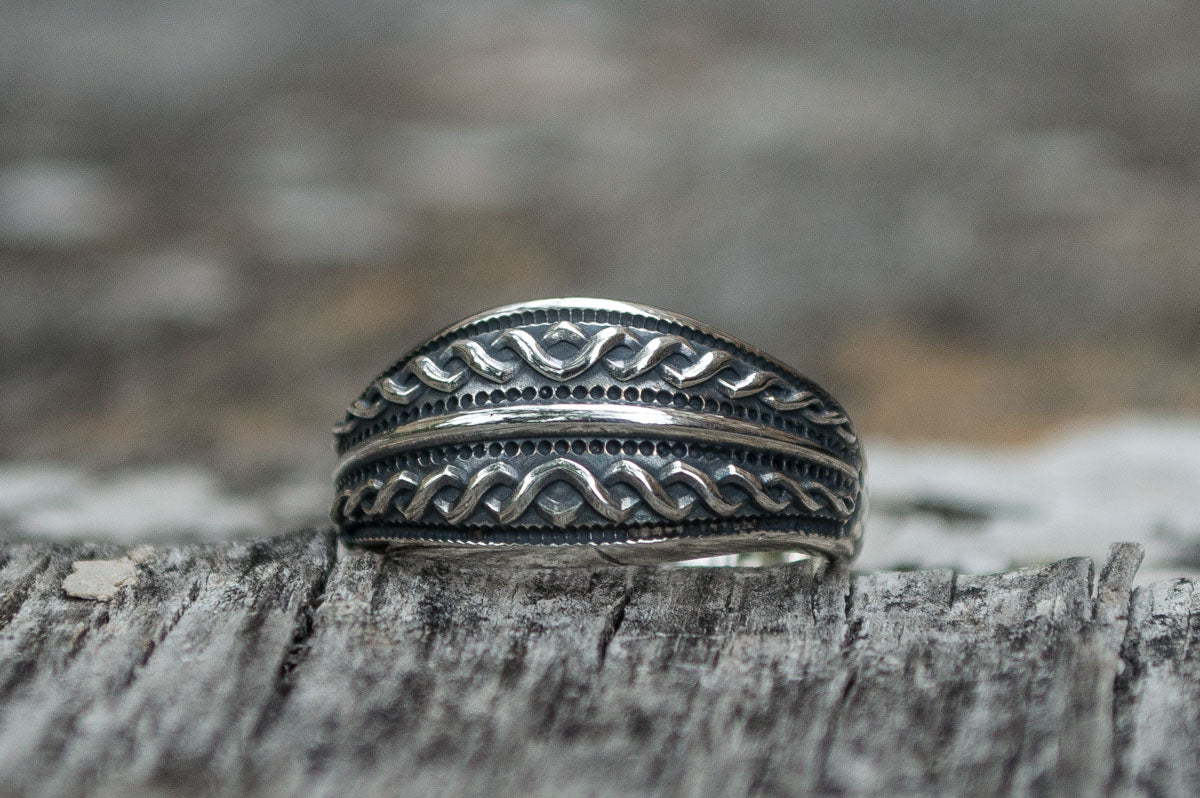 Bague Anneau Viking Ulf — Argent 925