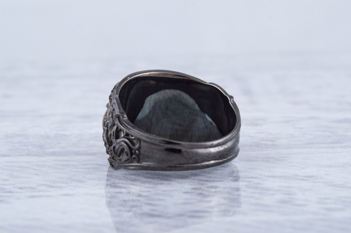 Bague Vegvisir et Style Mammen — Argent 925