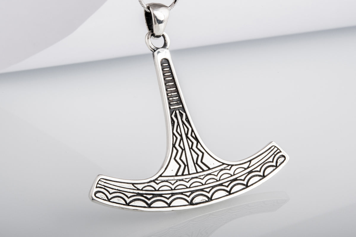 Pendentif Marteau de Thor et Mjölnir Sigrid — Argent 925