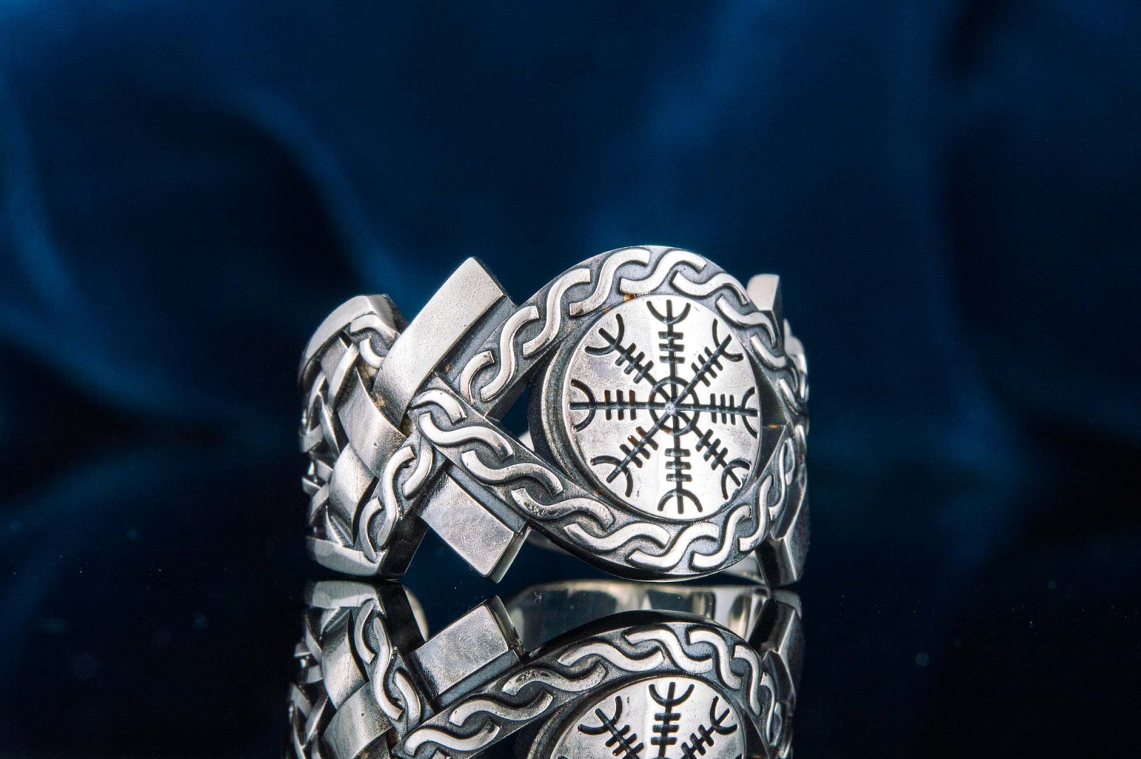 Bague Chevalière Viking Bjorn — Argent 925