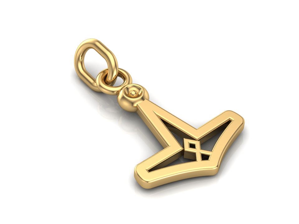 Pendentif Viking Miniature — Argent 925