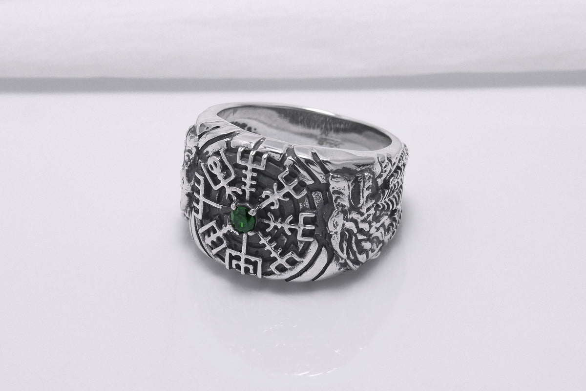 Bague Chevalière Viking Sigrun — Argent 925