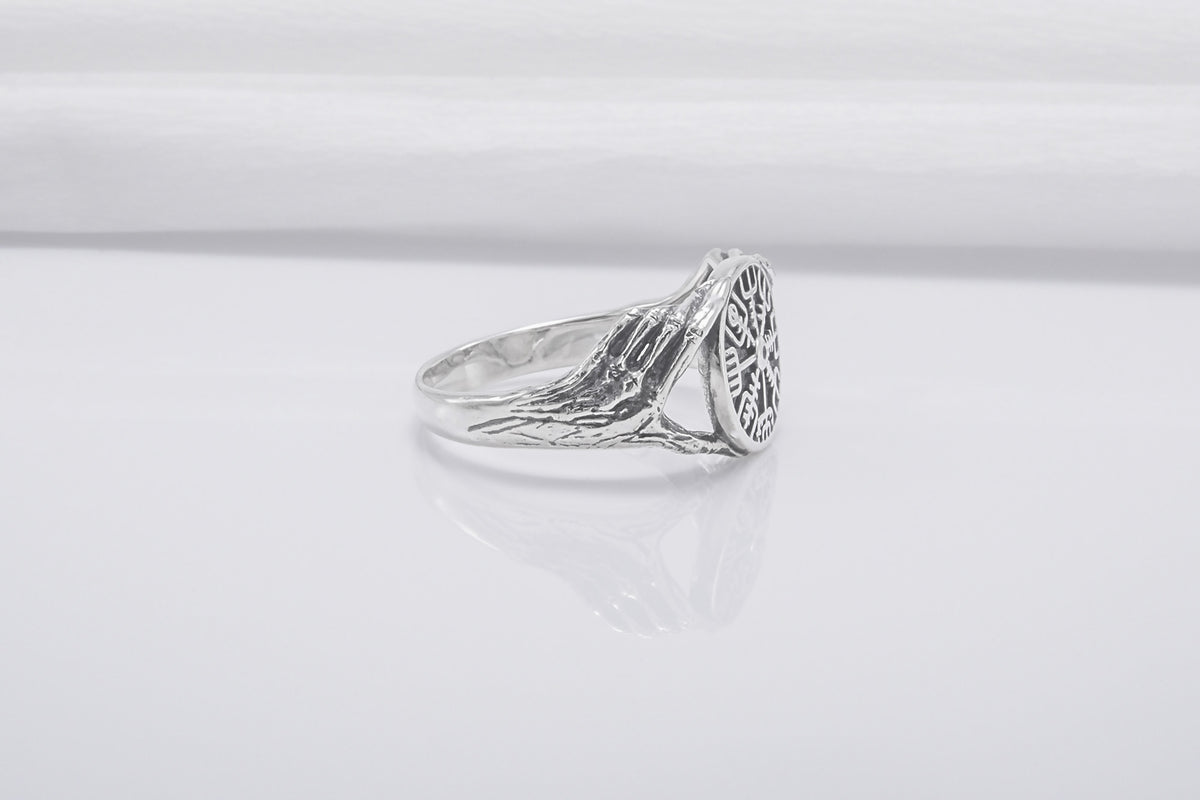 Bague Minimaliste Vegvisir — Argent 925