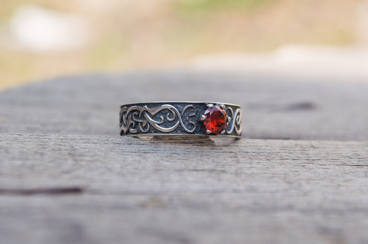 Bague Anneau Viking Harald — Argent 925