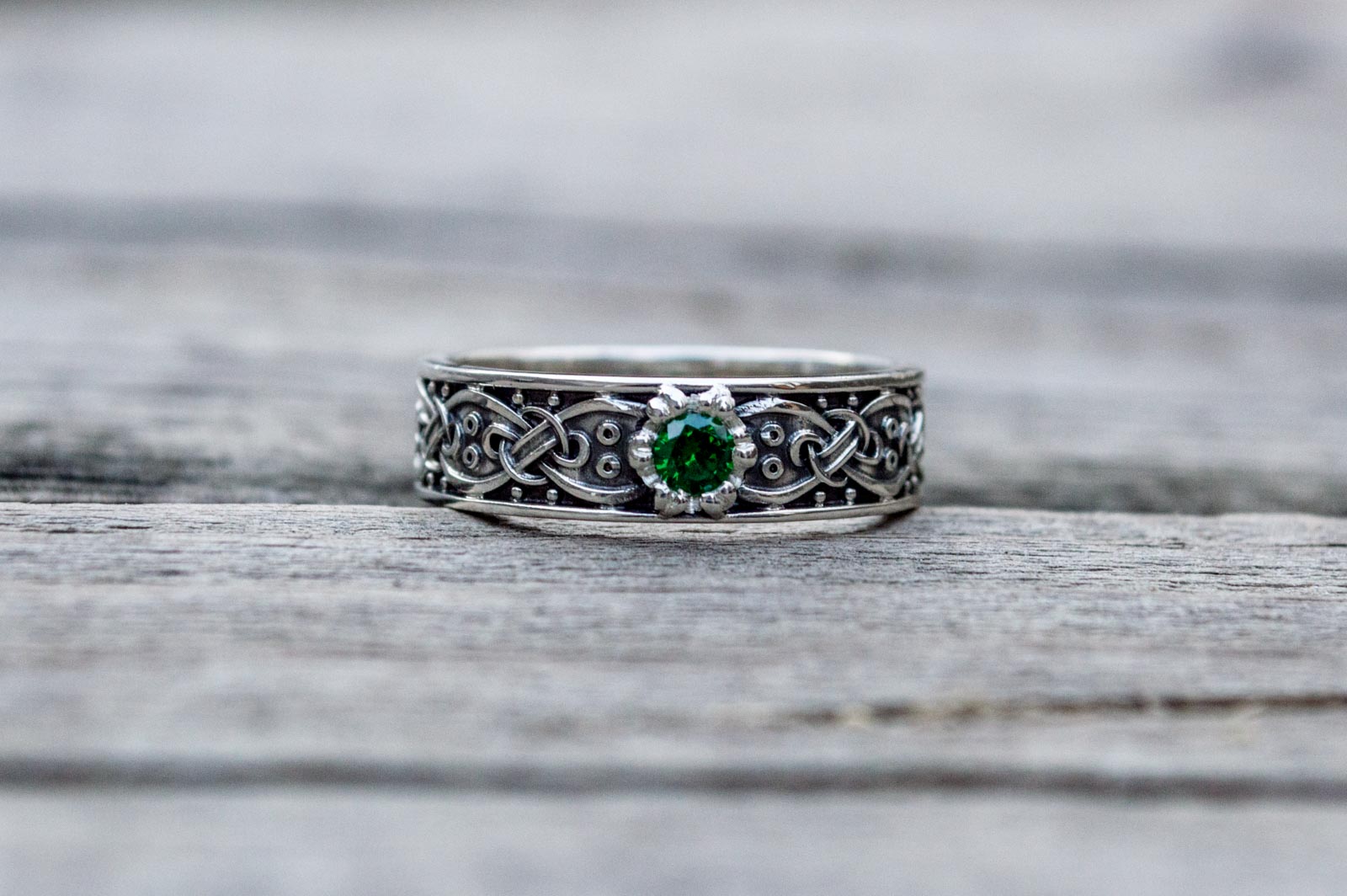 Bague Anneau Viking Leif — Argent 925