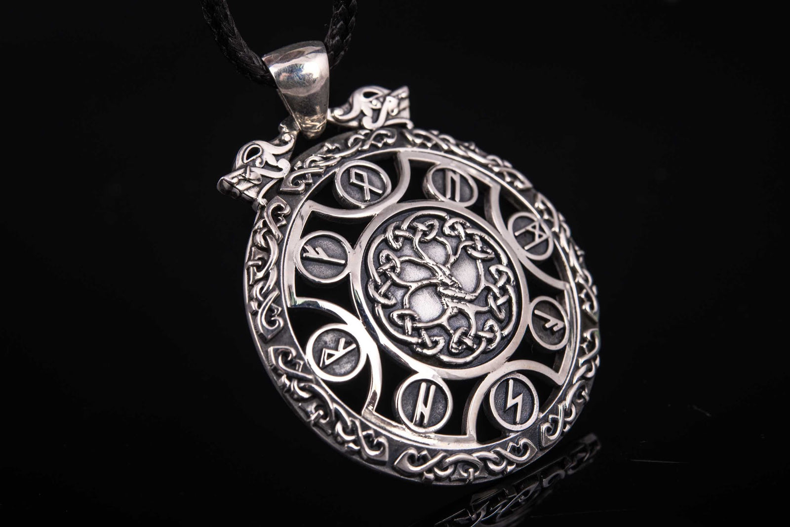 Pendentif Viking Olaf — Argent 925
