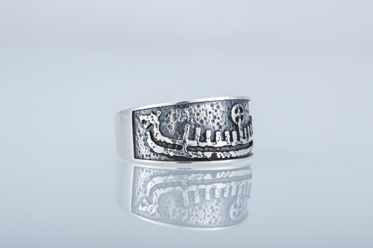 Bague Drakkar Anneau — Argent 925