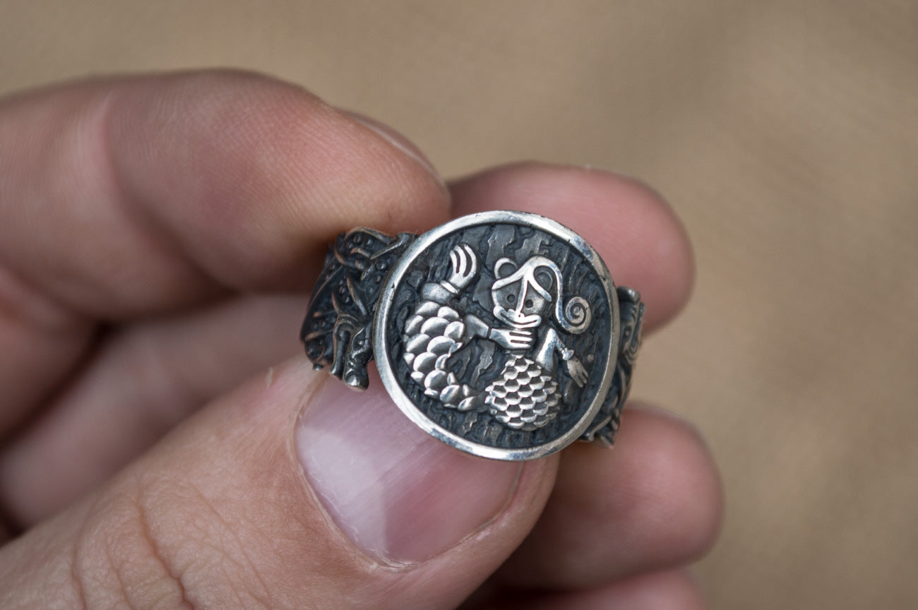 Bague Chevalière Viking Erik — Argent 925