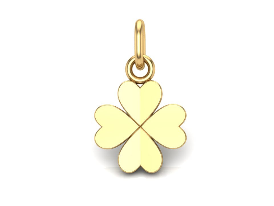 Pendentif Trèfle à Quatre Feuilles — Argent 925