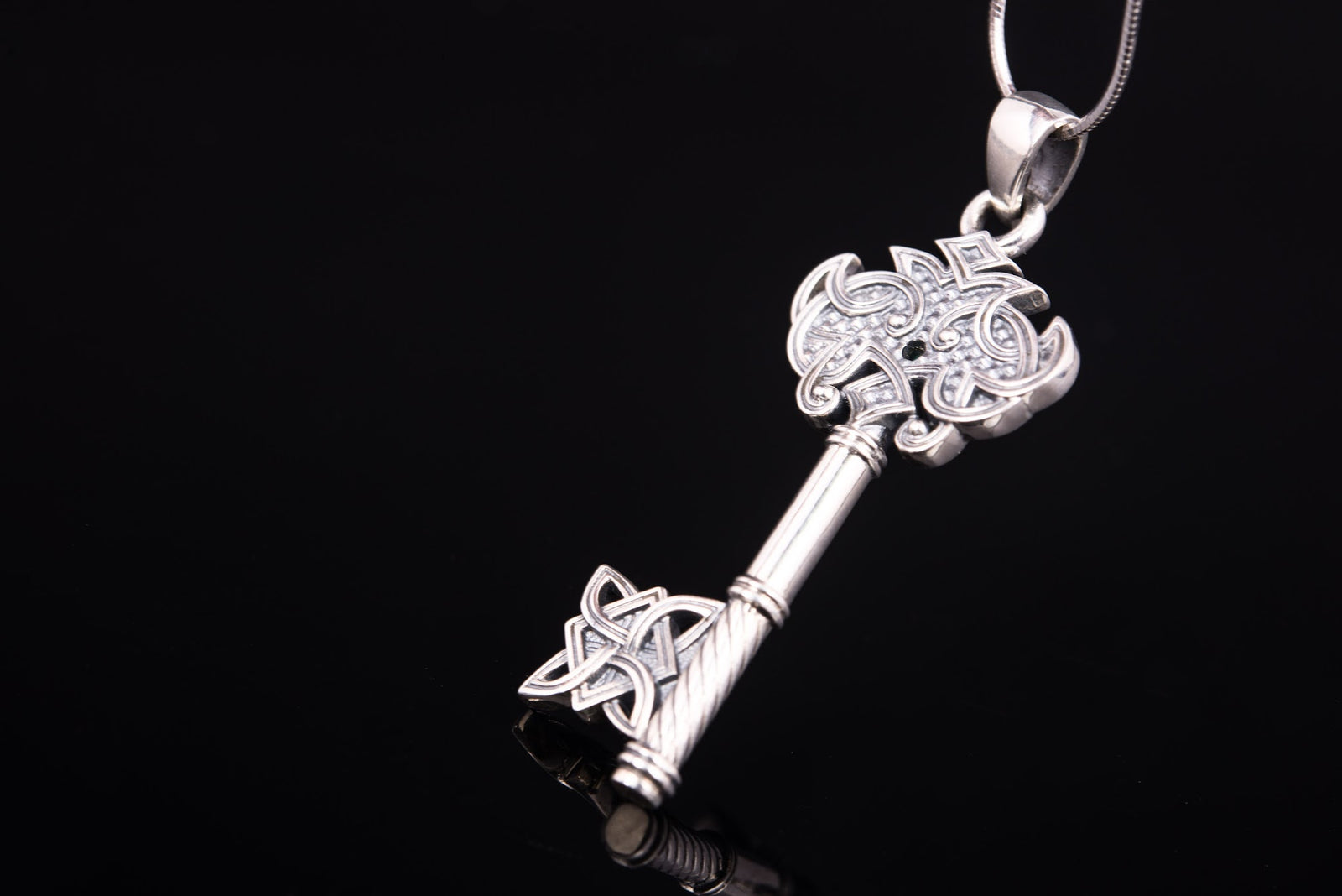 Pendentif Clé Bergthor — Argent 925