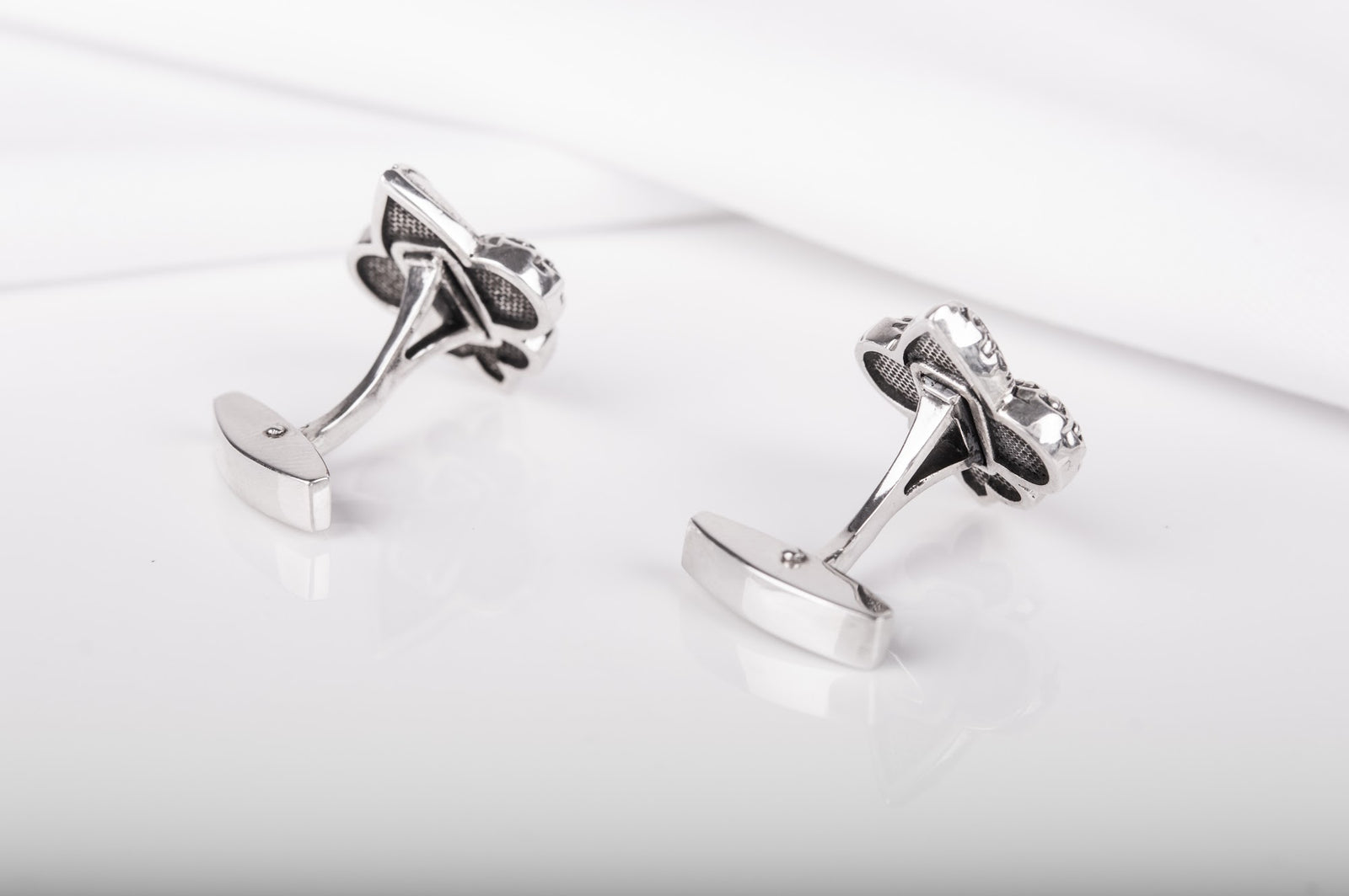 Boutons de manchette Marin Bergthor — Argent 925