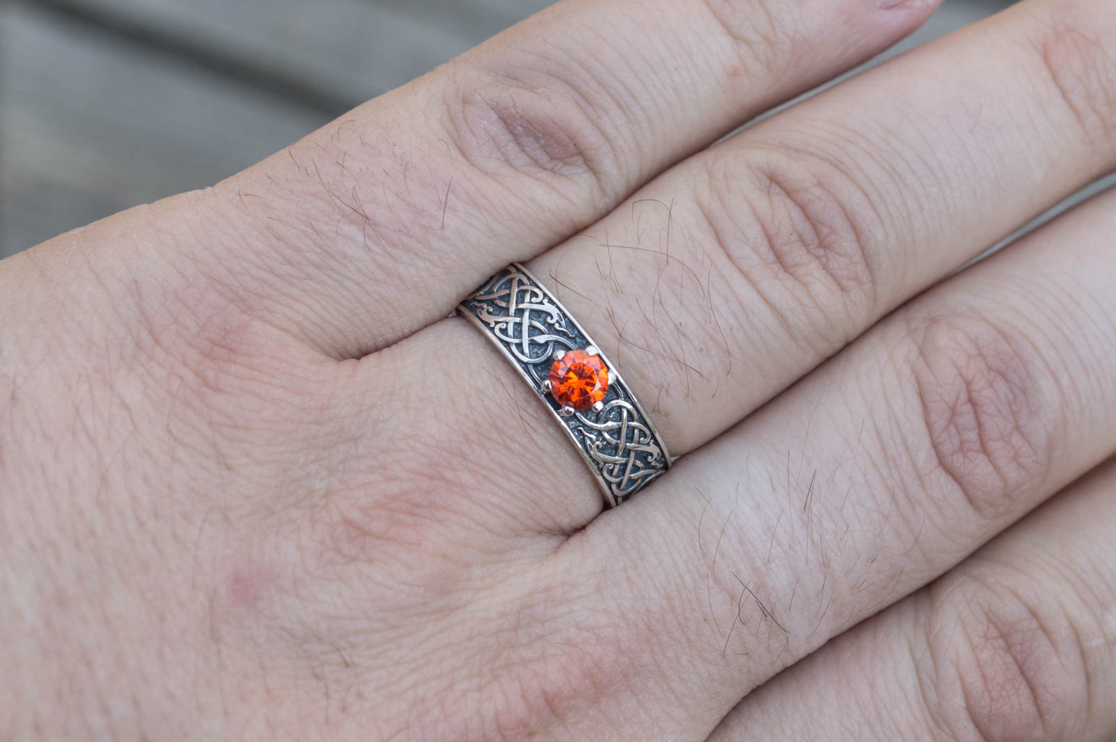 Bague Anneau Viking Rollon — Argent 925