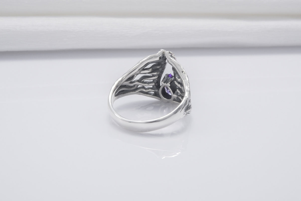 Bague Feuillage Bergthor — Argent 925