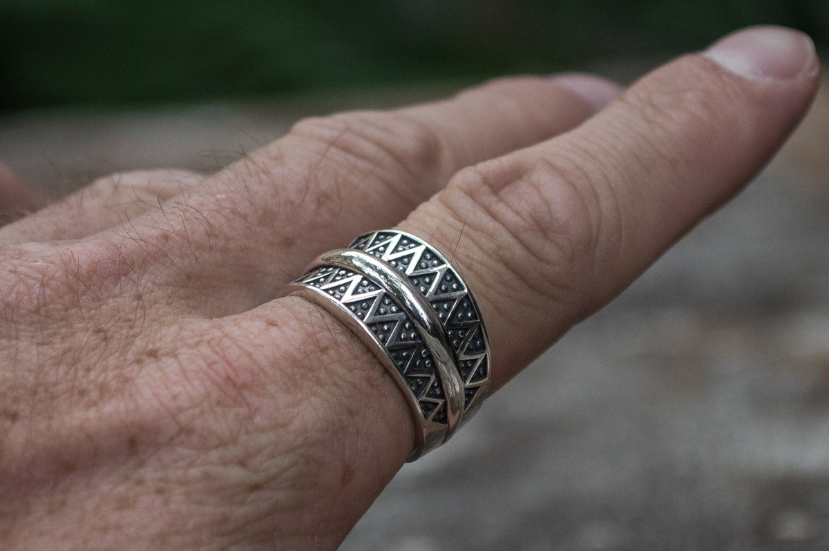 Bague Anneau Viking Sigurd — Argent 925