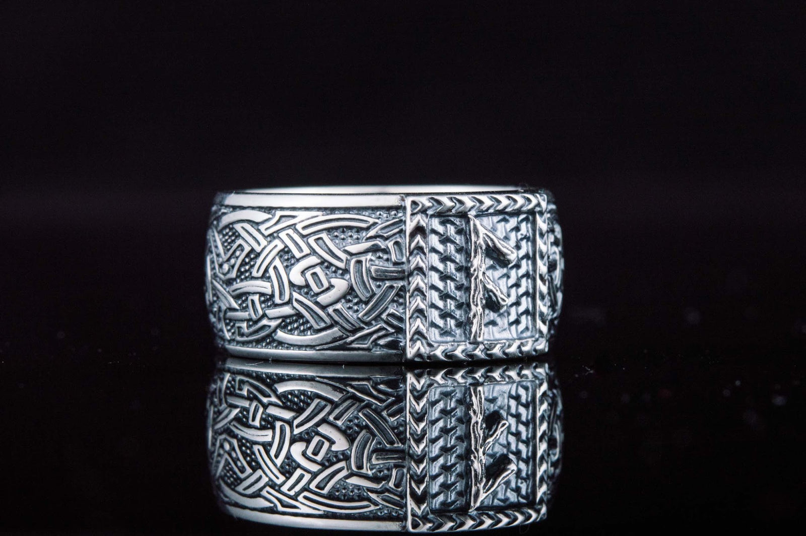 Bague Runique Bjorn — Argent 925