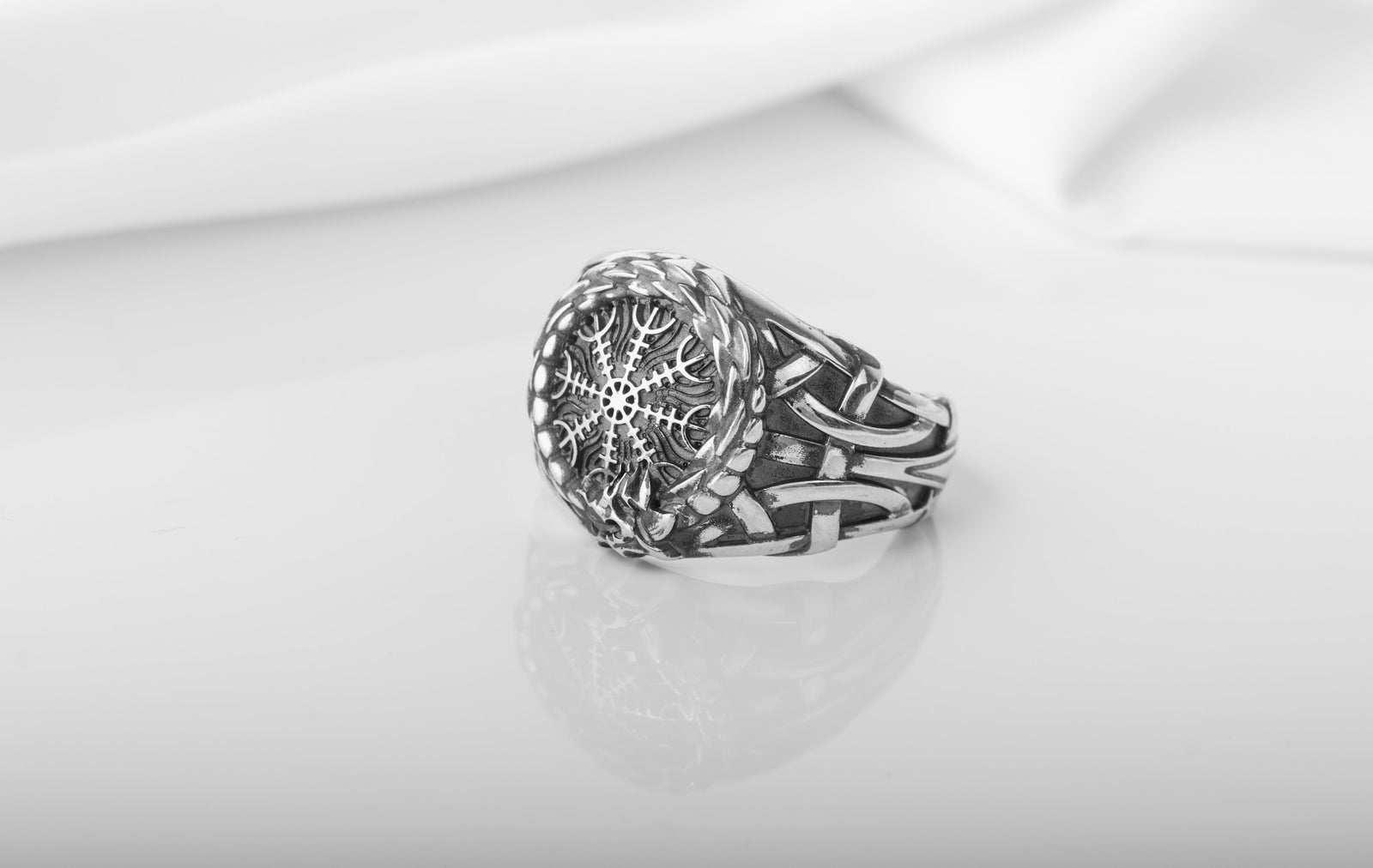 Bague Chevalière Viking Rollon — Argent 925