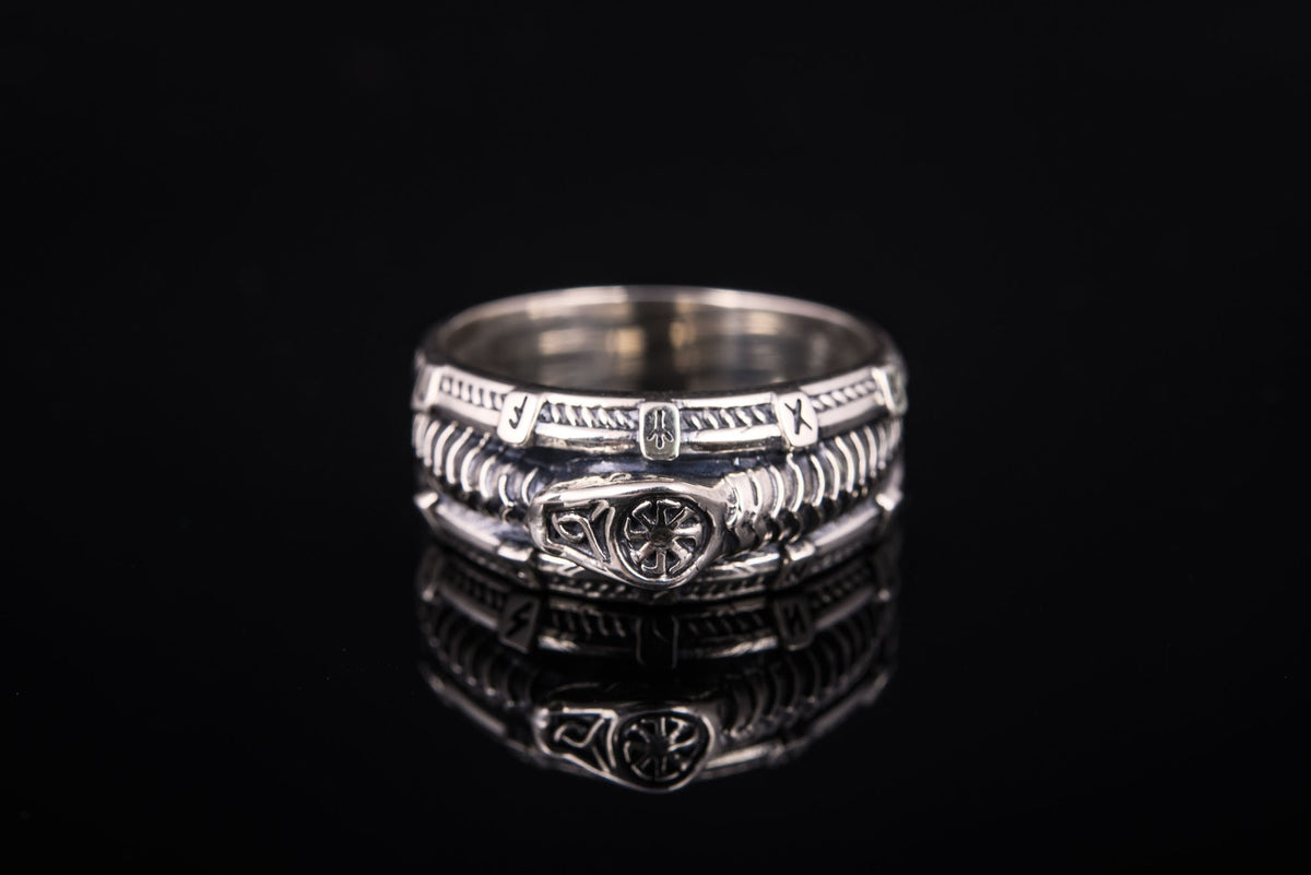 Bague Anneau Viking Gudrun — Argent 925