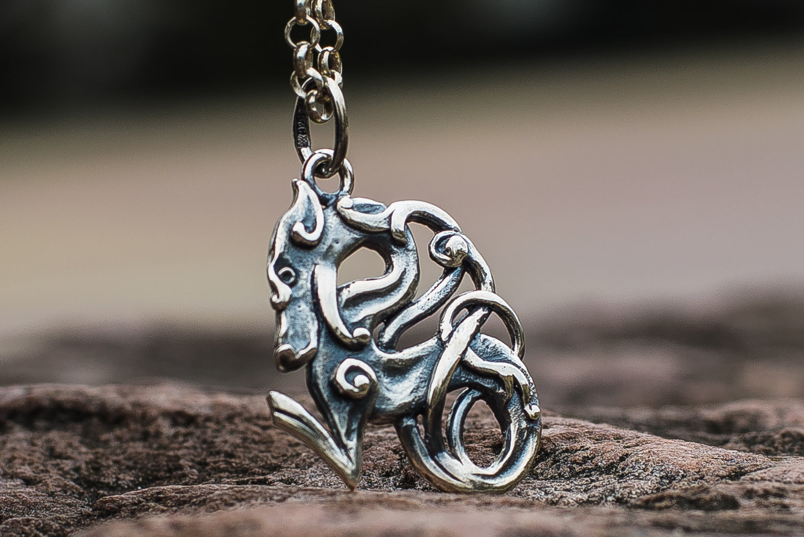 Pendentif Viking Drakkar — Argent 925