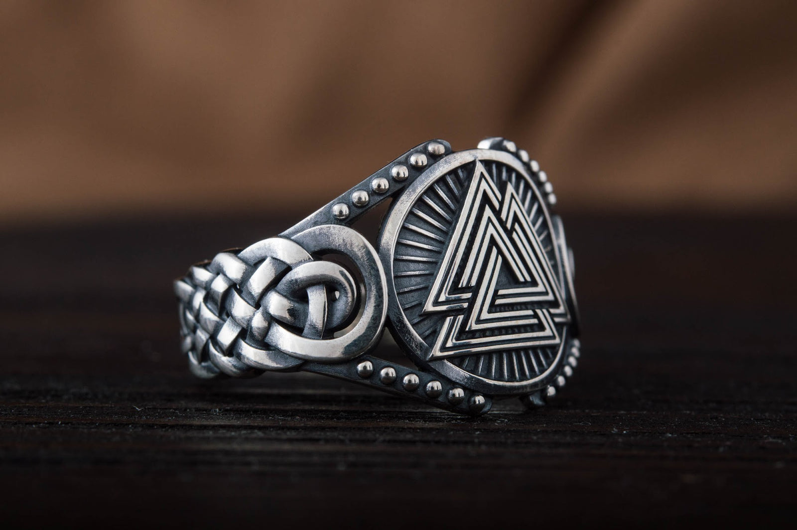 Bague Chevalière Viking Rurik — Argent 925
