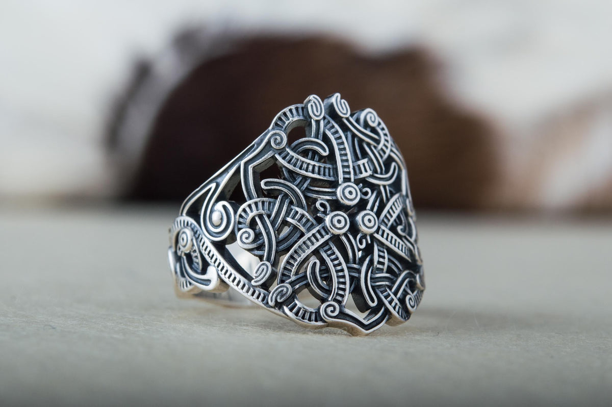 Bague Ornement Ketil — Argent 925