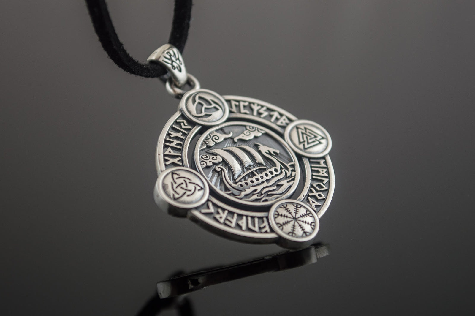 Pendentif Futhark — Argent 925