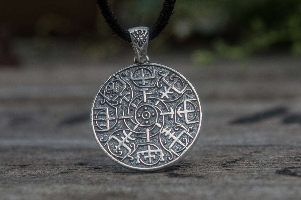 Pendentif Vegvisir — Argent 925