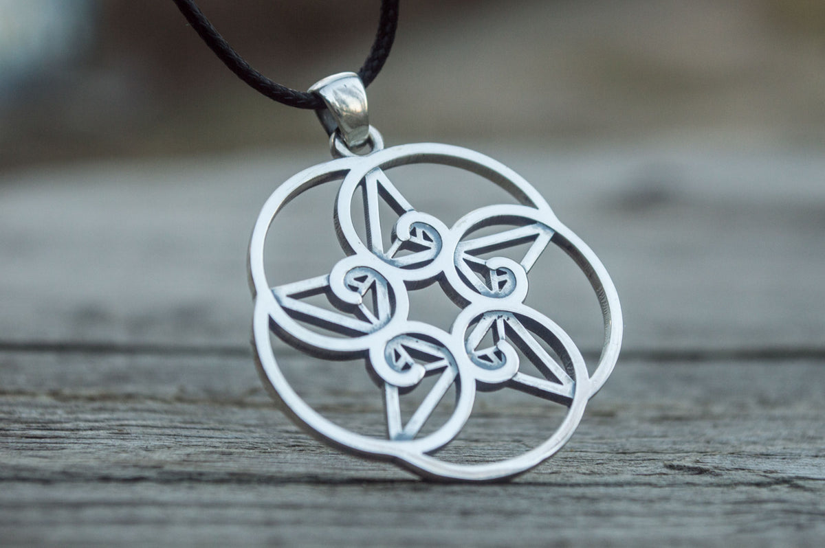 Pendentif Géométrique Bergthor — Argent 925