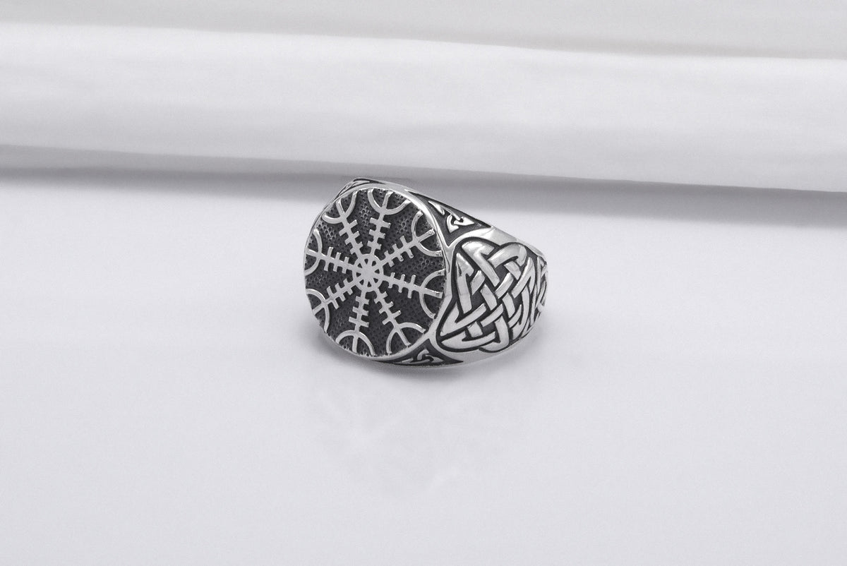 Bague Chevalière Viking Freyja — Argent 925