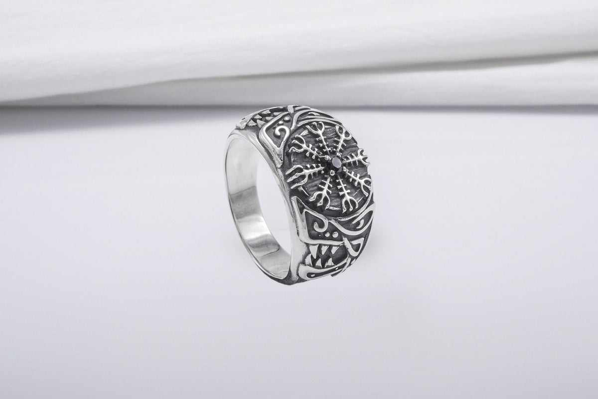 Bague Chevalière Viking Egil — Argent 925