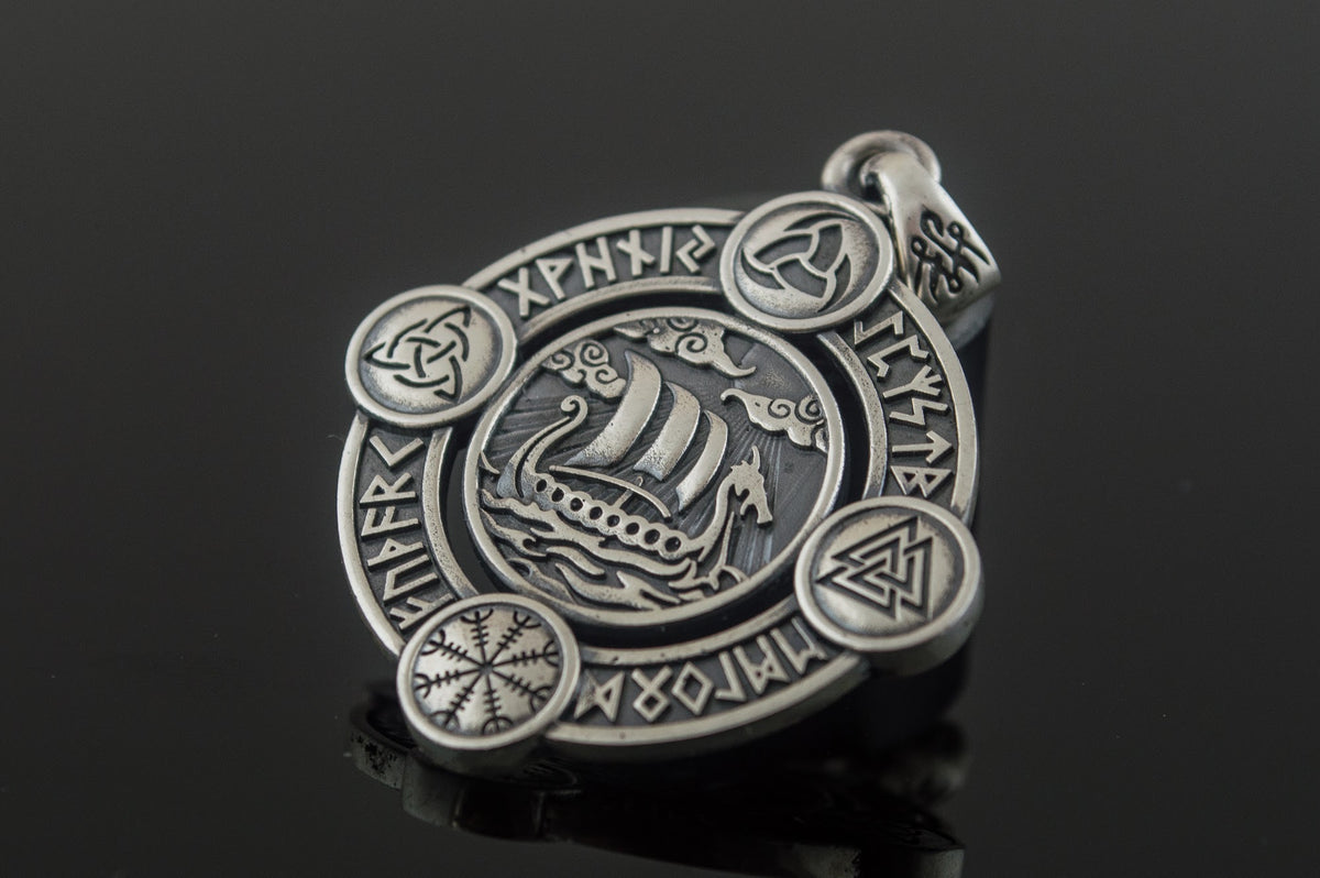 Pendentif Futhark — Argent 925