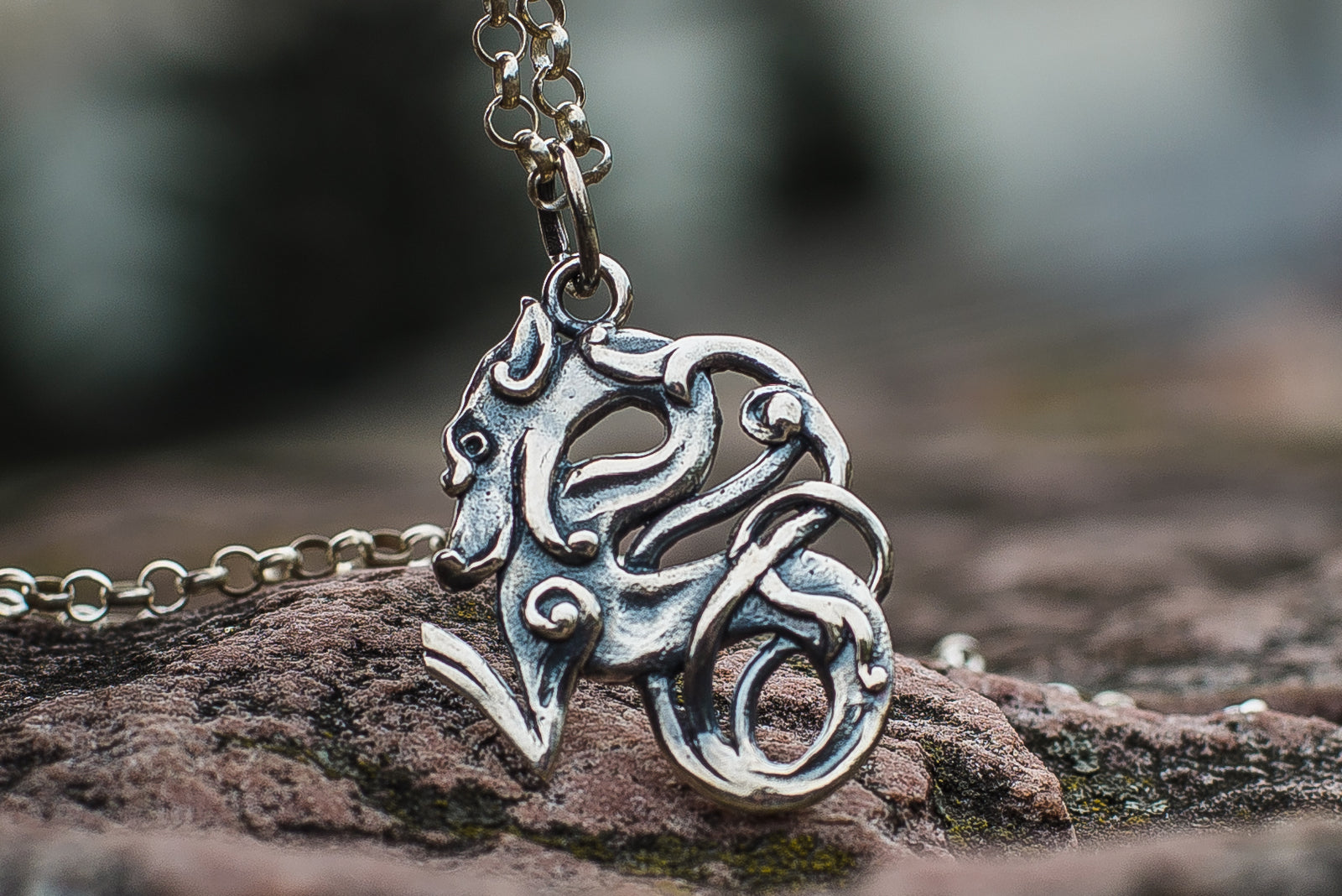Pendentif Viking Drakkar — Argent 925