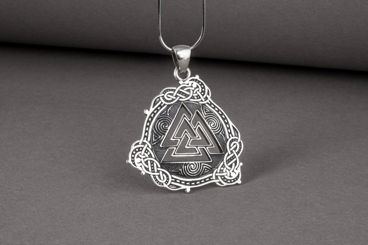 Pendentif Valknut et Ornement Ivar — Argent 925