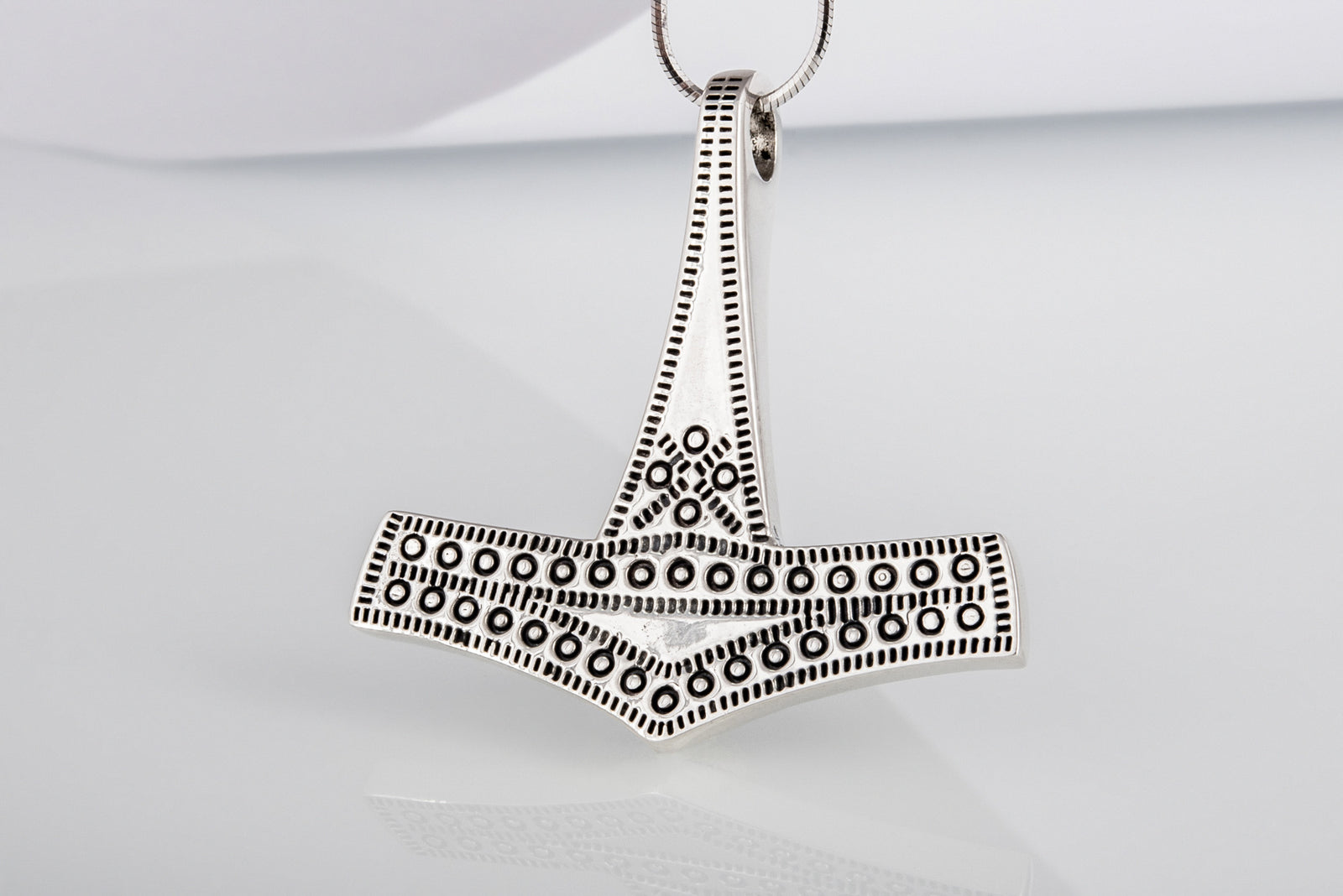 Pendentif Marteau de Thor et Mjölnir Alva — Argent 925
