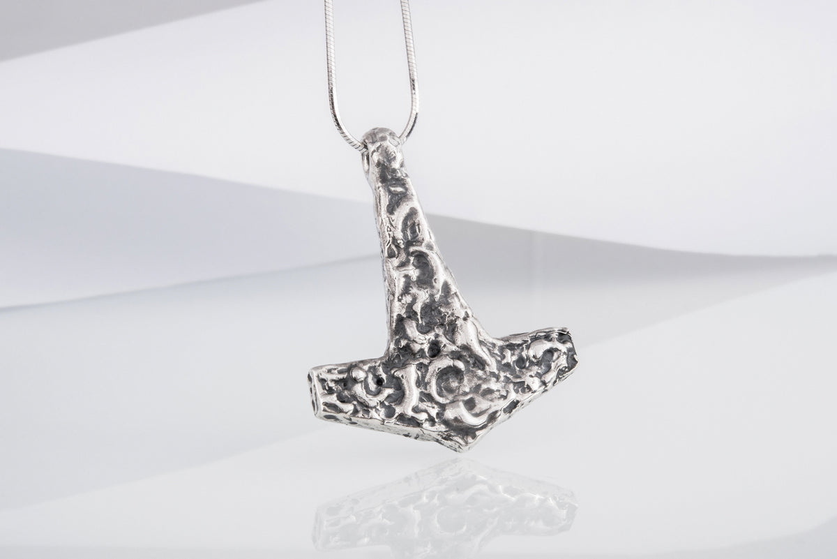 Pendentif Mjölnir Floki — Argent 925