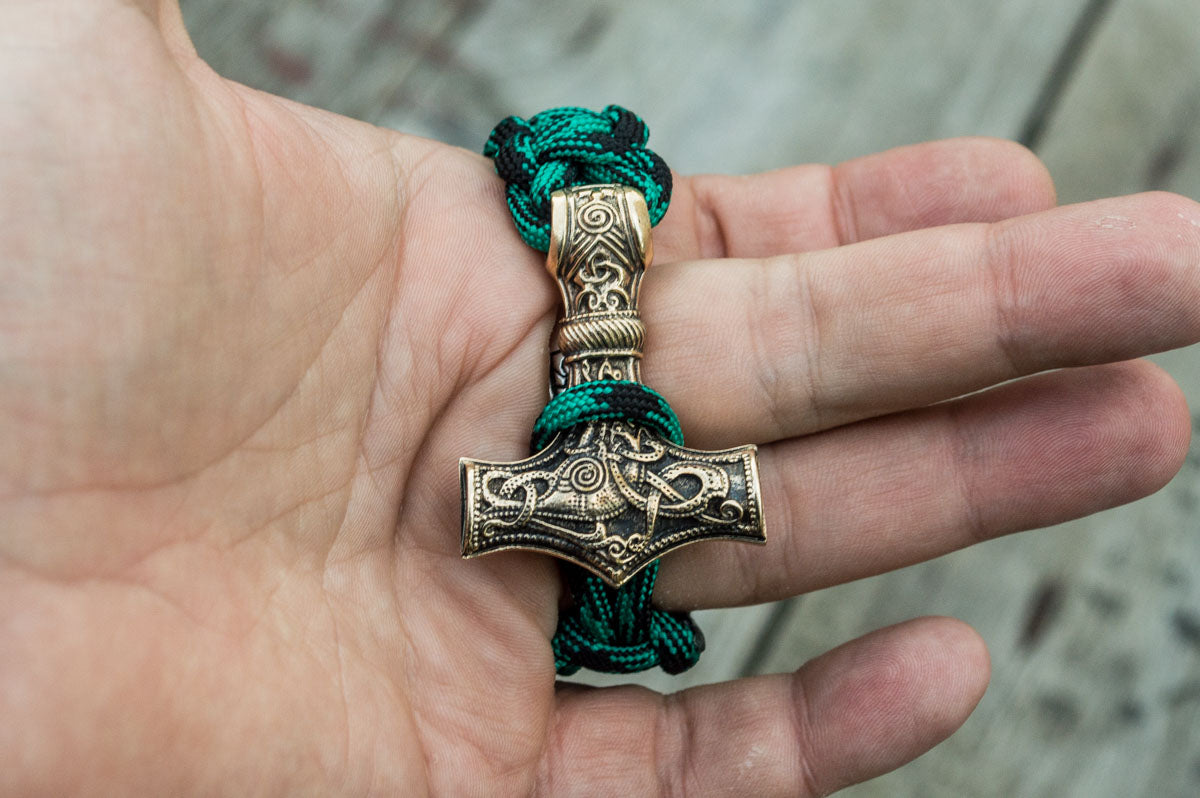 Bracelet Paracorde Grand Modèle — Argent 925