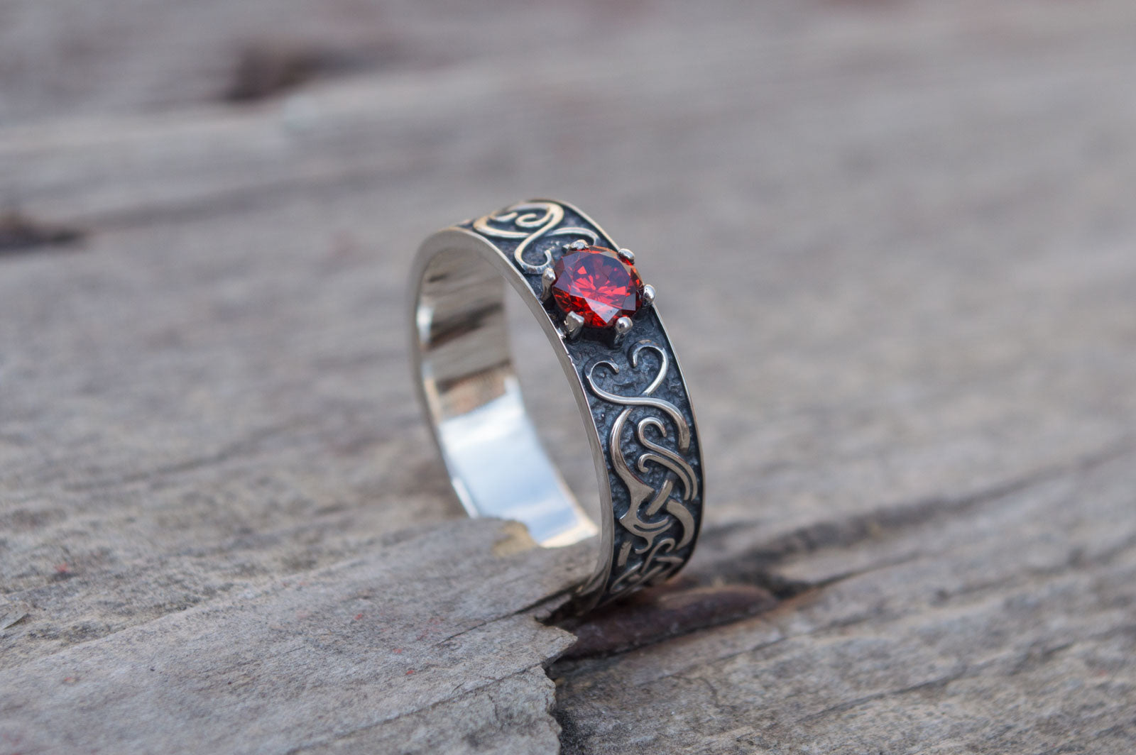 Bague Anneau Viking Harald — Argent 925