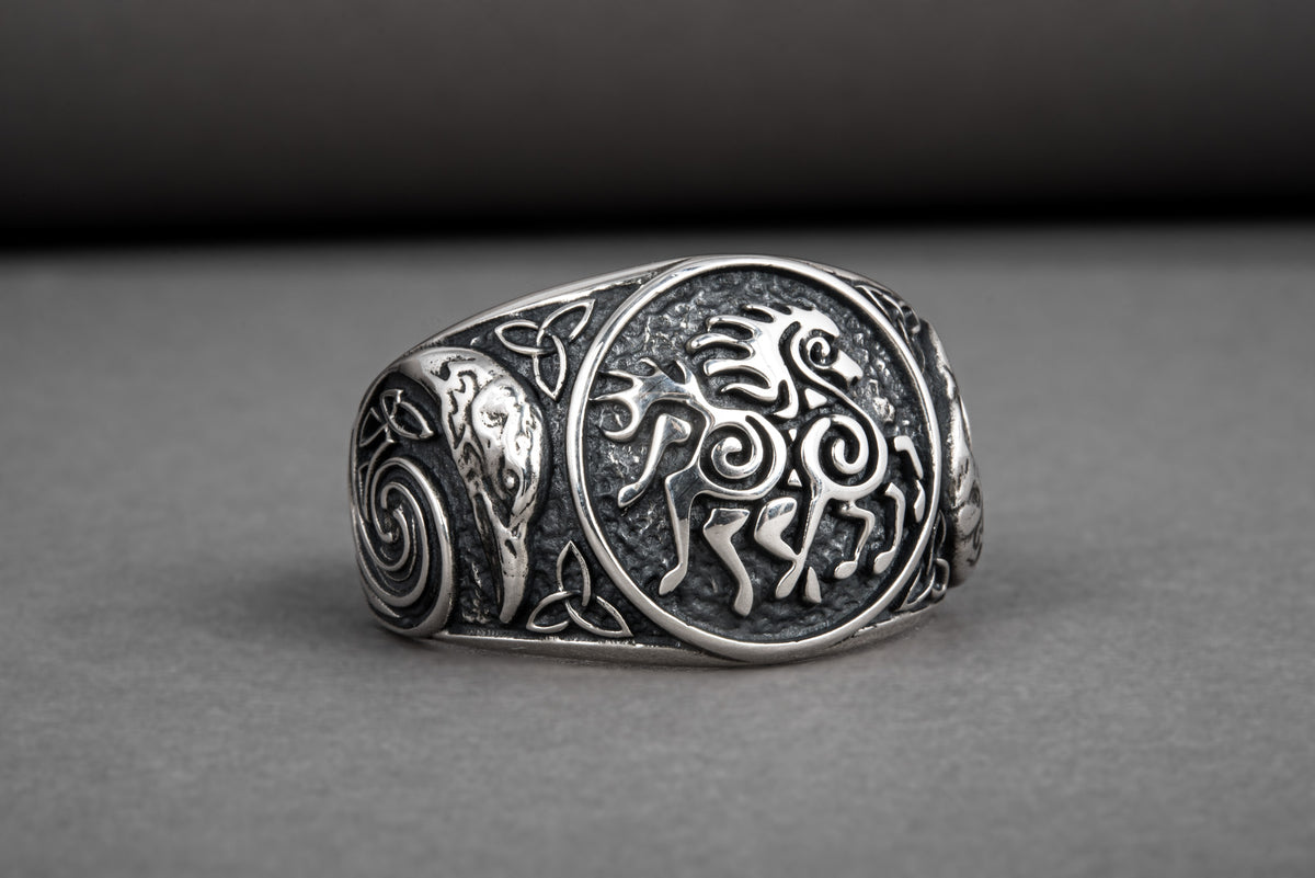 Bague Viking Berserker — Argent 925