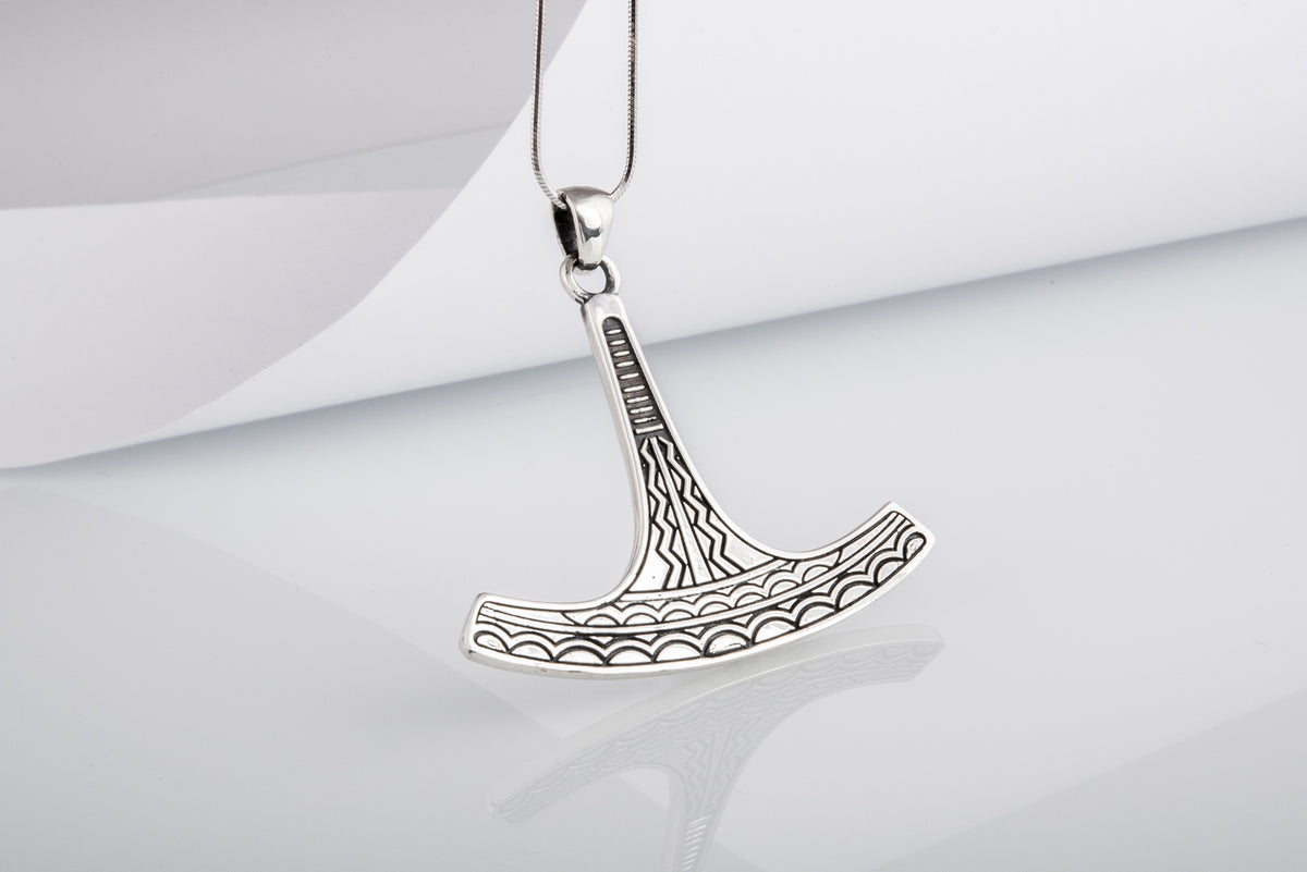 Pendentif Marteau de Thor et Mjölnir Sigrid — Argent 925