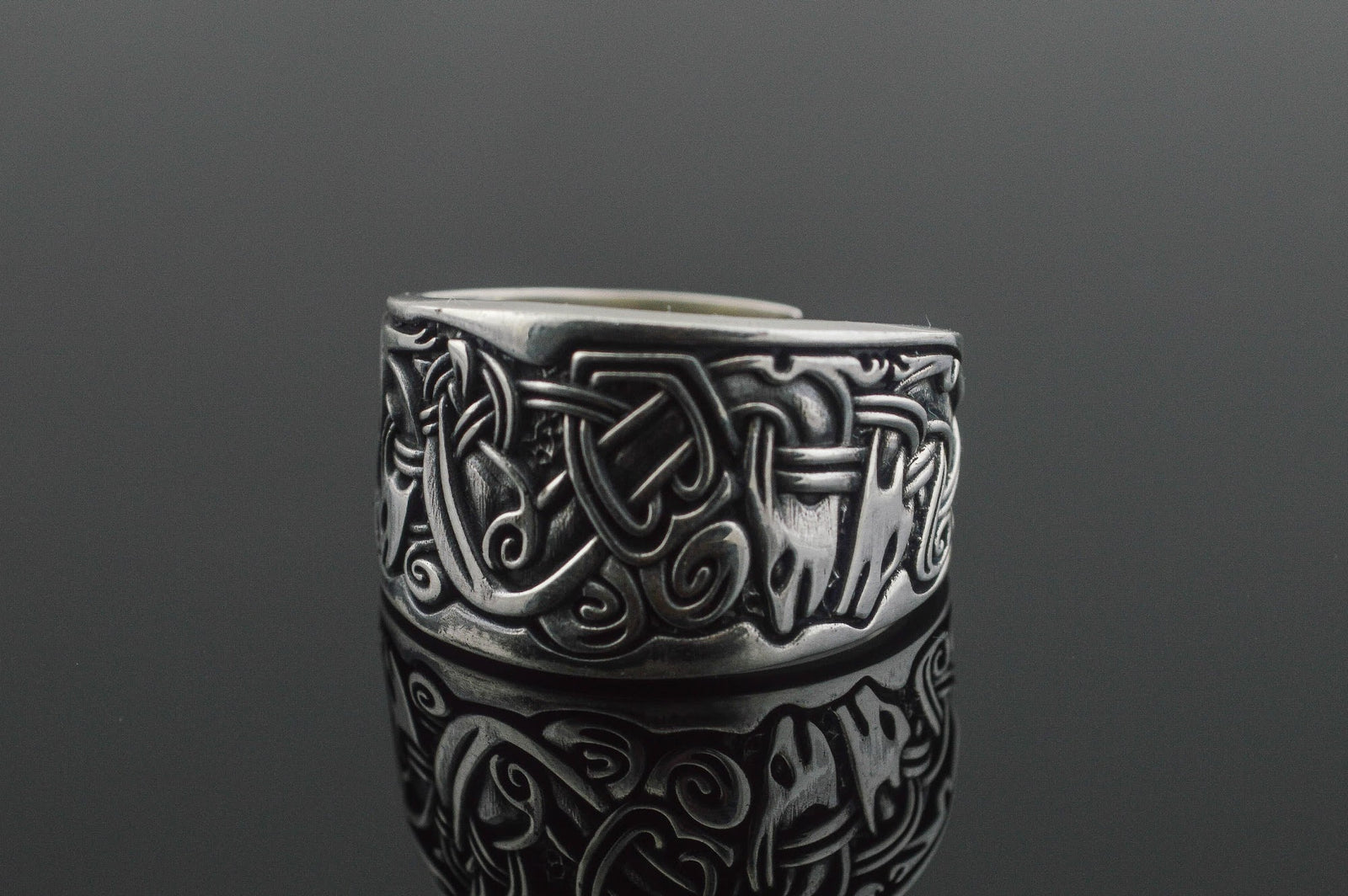 Bague Anneau Viking Torvald — Argent 925