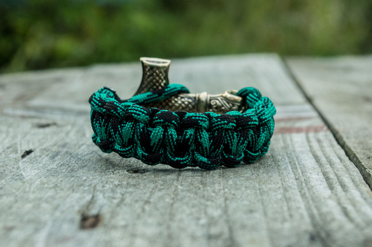 Bracelet Paracorde Grand Modèle — Argent 925