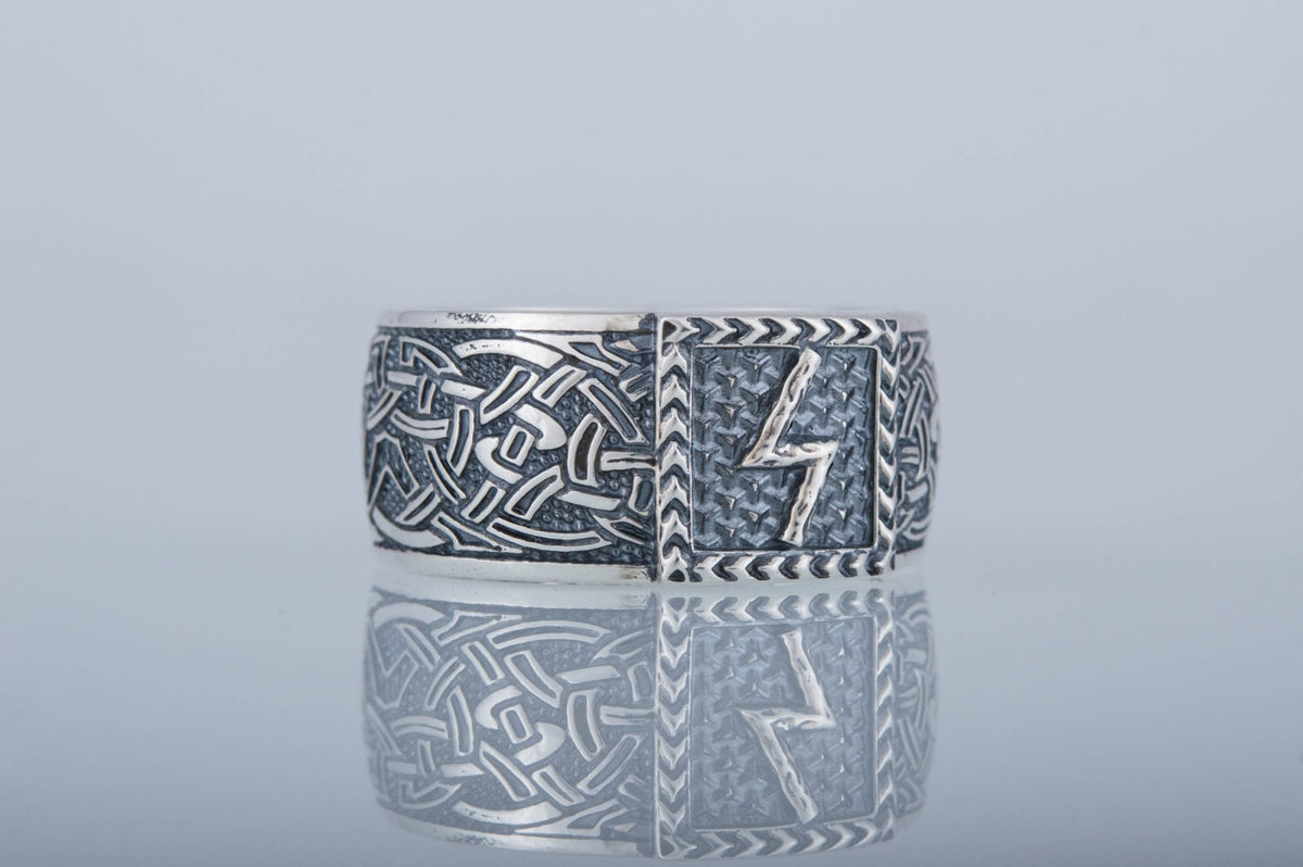 Bague Runique Ivar — Argent 925