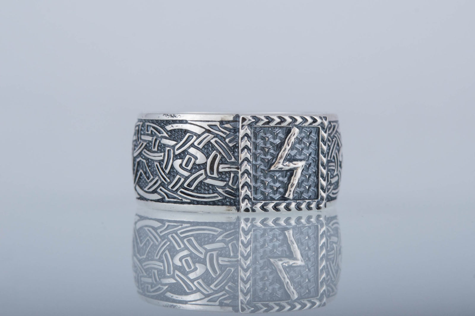 Bague Runique Ivar — Argent 925