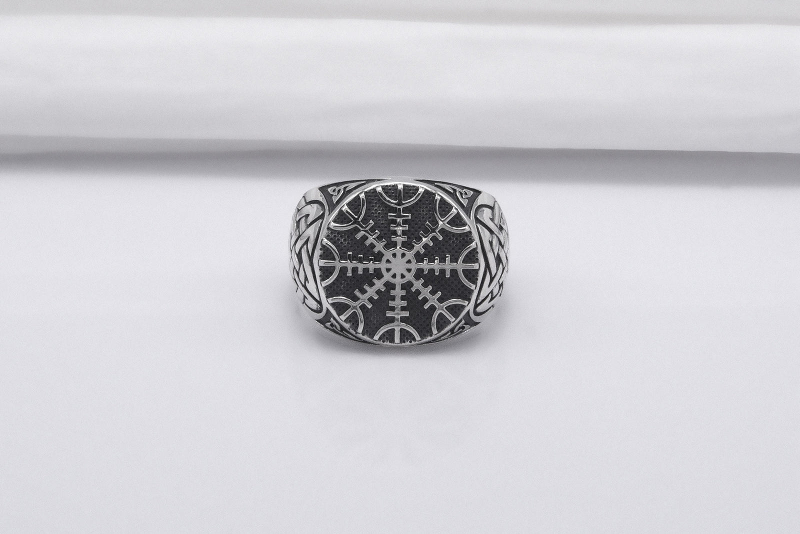 Bague Chevalière Viking Freyja — Argent 925